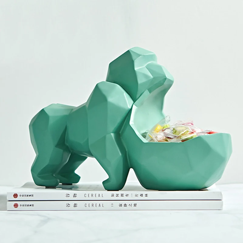 Home Decor Statue 3D Big Baboon Sculpture Modern Room Table Decoration Multifunction Storage Box Candies Jewelry Keys Storage Home Decor Statue 3D Big Baboon Sculpture Modern Room Table Decoration Multifunction Storage Box Candies Jewelry Keys Storage