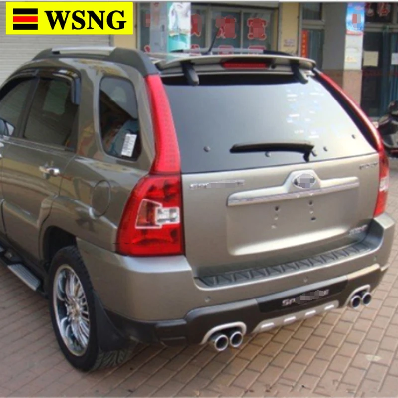 Спойлер для Sportage 2005-2009 Kia спойлер из АБС-пластика заднее крыло автомобиля цветной
