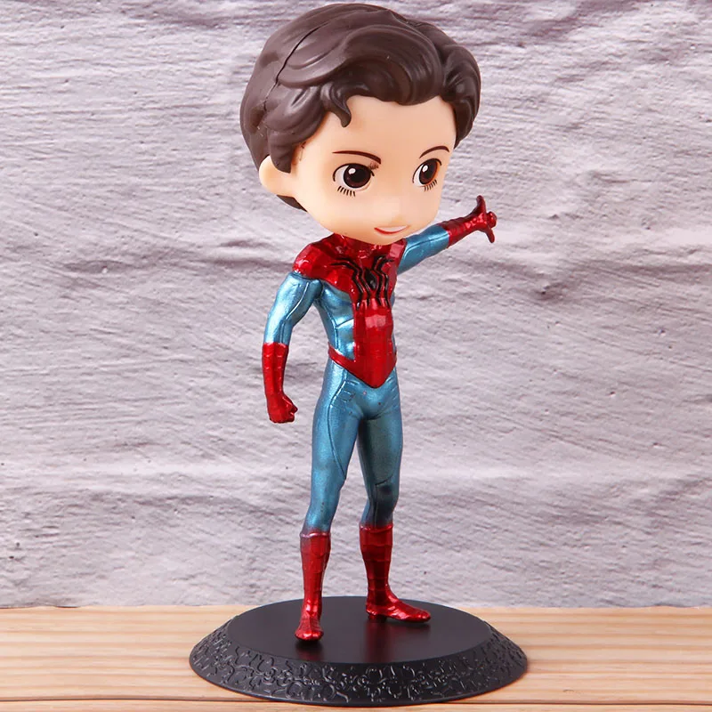 Q Posket Marvel Legends Человек-паук Фигурки Питер Паркер ПВХ Человек-паук фигурка Коллекция Модель игрушки