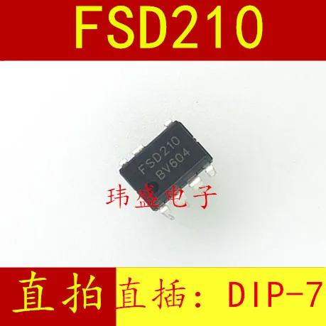 10pcs FSD210 DIP-7