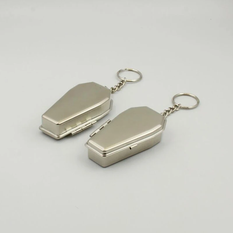 Mini Portable Ashtray Cigarette Keychain Outdoor Use Pocket Smoking Smoking Ash Tray With Lid Key Chain For Travelling portable ashtray cigarettes ashtray