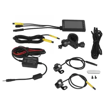 

3in LCD 1080P HD Waterproof Metal Dual Lens Driving Video Recorder Camera Motorcycle DVR motorcycle accessories dvr moto