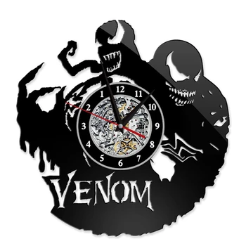 

Superhero new movie Venom wall clock living room clock personality props cosplay accessories unisex