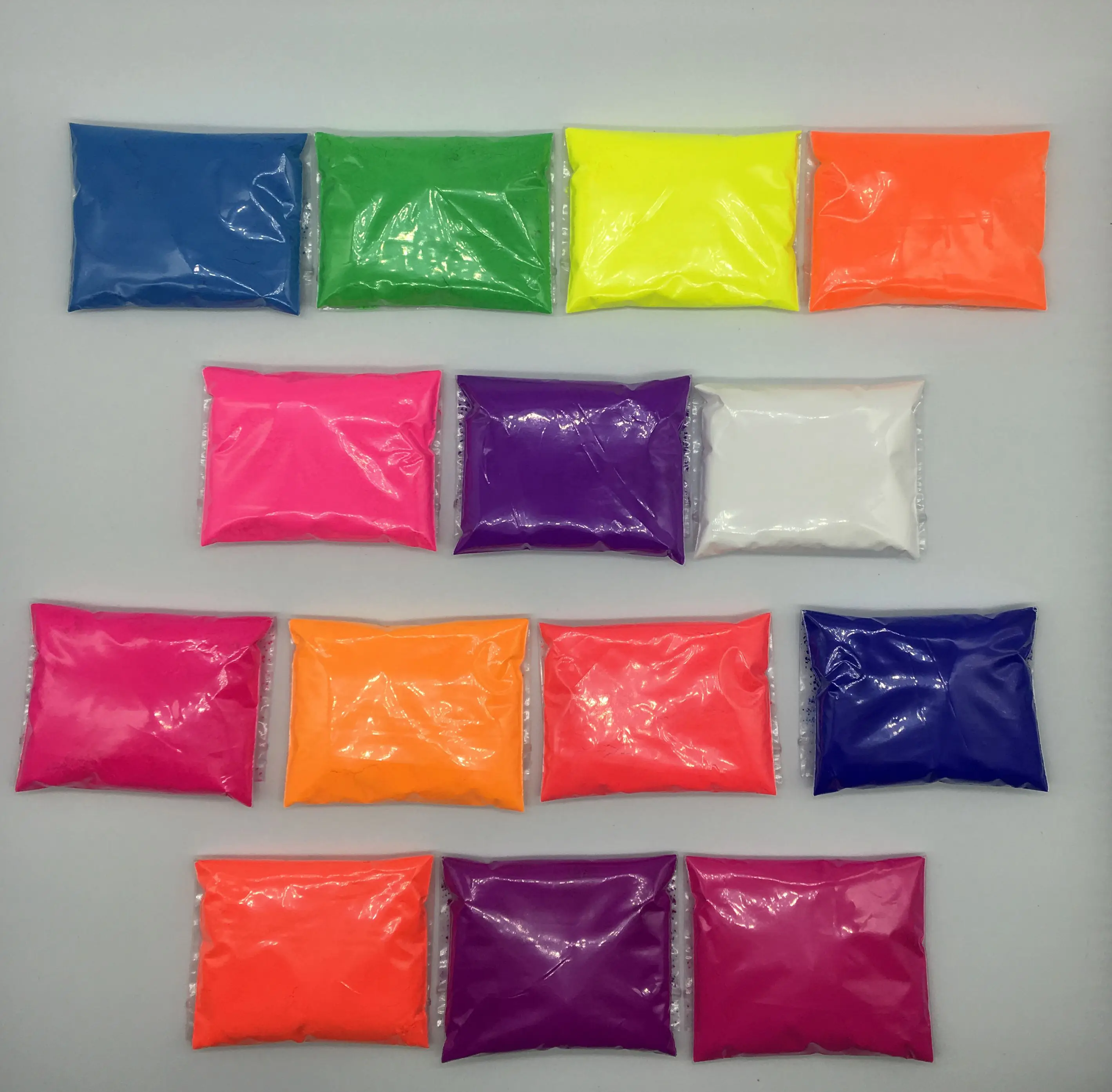 Fluorescent Pigment Nail Pigment Neon Red Color Powder for Paint Printing Soap Nail Art Polish 10g/lot