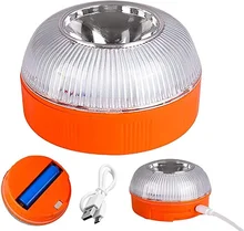 Feux d'avertissement d'urgence LED V16, approuvé DGT IP65, lumière de sécurité étanche, chargement USB, stroboscope magnétique, accessoires de voiture 