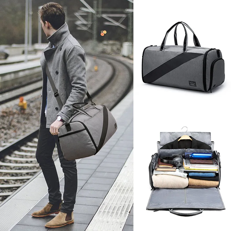 

New Style xi zhuang bao Business Travel Bag Hand Travel Bag Waterproof Wet And Dry Separation Bag Travel Bag Gym Bag