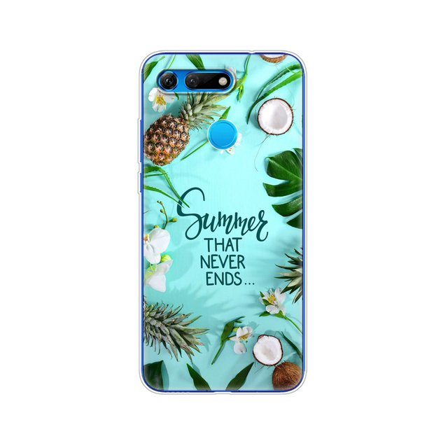 for Honor View 20 V20 Case TPU Funda Soft Silicone Cover For Honor V20 Capa Cute Animal pattern Silicone Phone