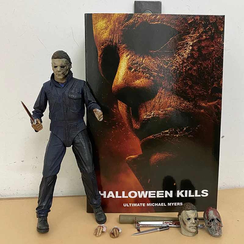 Фигурка NECA Майкла Майерса светодиодный светкой экшн-фигурка на Хэллоуин игрушка