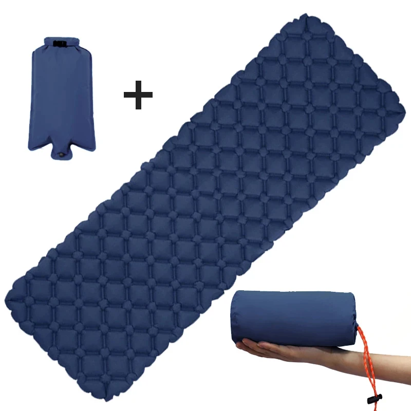 Outdoor Inflatable Mattress Diamond Ultra Light Camping Mat Hiking Air
