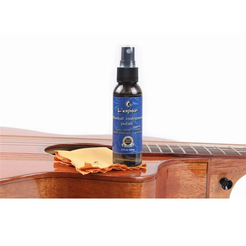 Guitar Panel Cleaner Musical Instrument Cleaning Care Wipe Cloth Set String Cleaner Guitar String Lubrication Maintenance 20D18 (5)