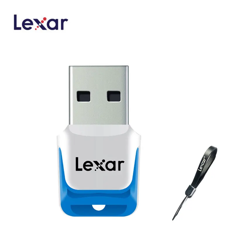 USB3.0BLUE Lexar один Профессиональный USB 3,0 высокоскоростной кардридер флэш-памяти для TF для Micro SD карты - Цвет: USB3.0BLUE