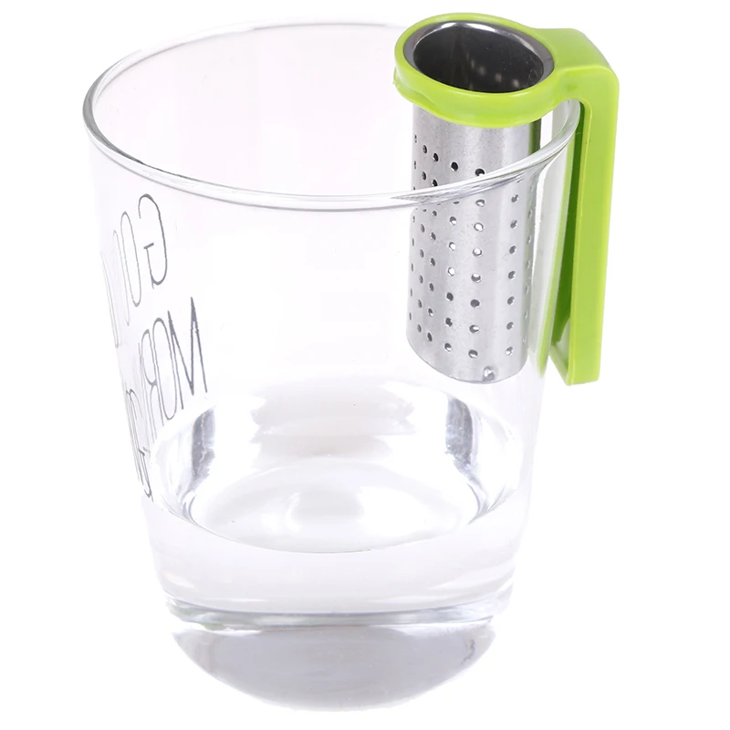 Stainless Steel Tea Infuser Loose Leaf Tea Diffuser Strainer Herbal Spice Filter Drinkware Accessories With Handle Hanger