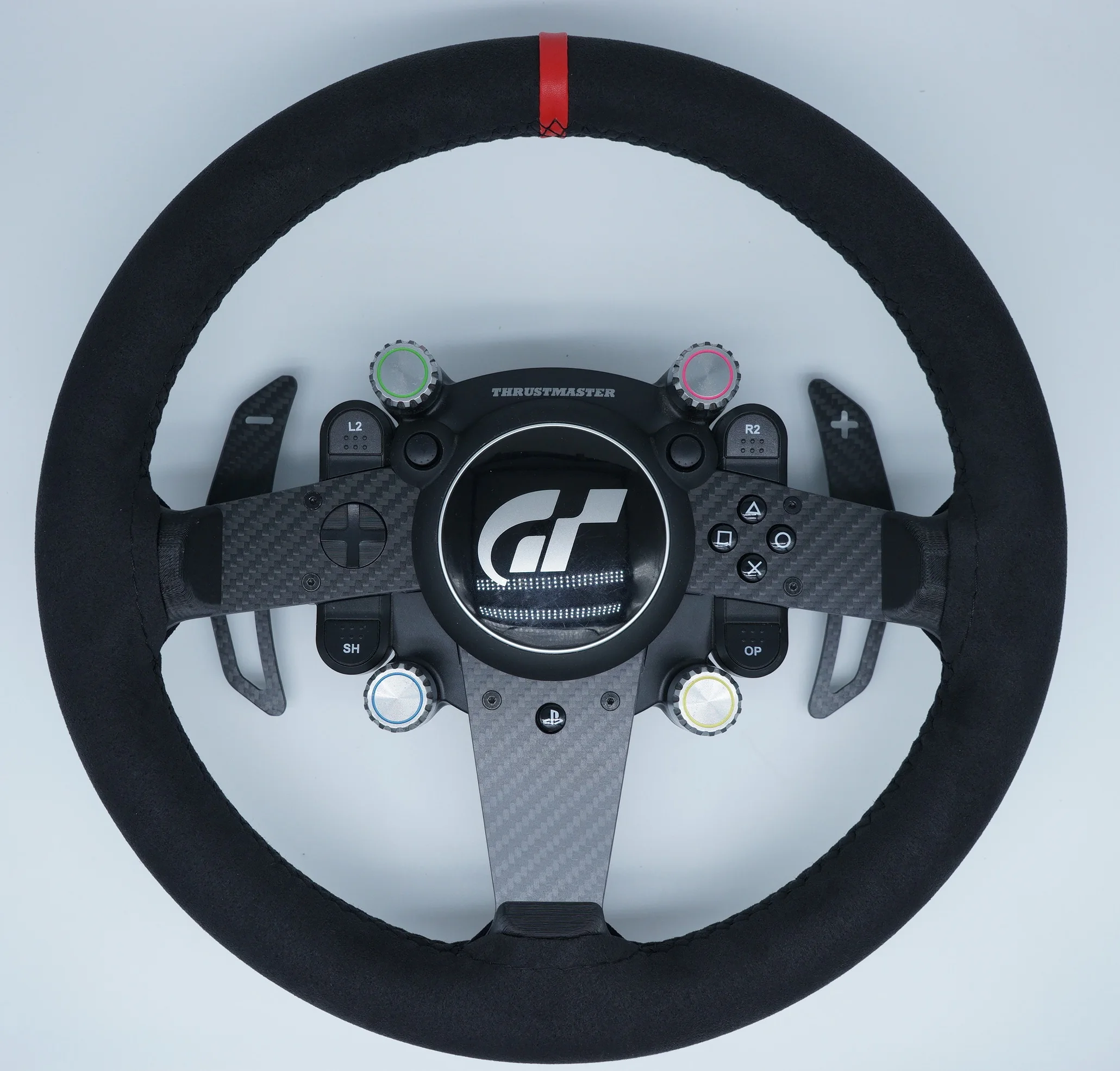 SIMPUSH 탄소 섬유 패들 시프터 모드 수정 부품 Thrustmaster T300RS T300GT TS-PC TGT 용 액세서리