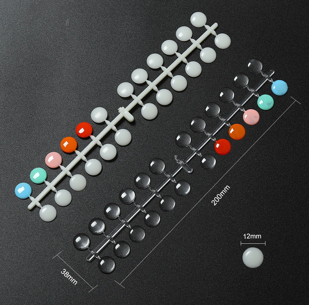120 советы прозрачные круглые ногти с наклейкой цветная диаграмма плоская задняя УФ/гель/лак для отображения цветная карточка для образцов ногтей художественные инструменты