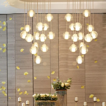 Tanio Nowoczesna kryształowa żyrandole sufitowe LED oprawa oświetl…