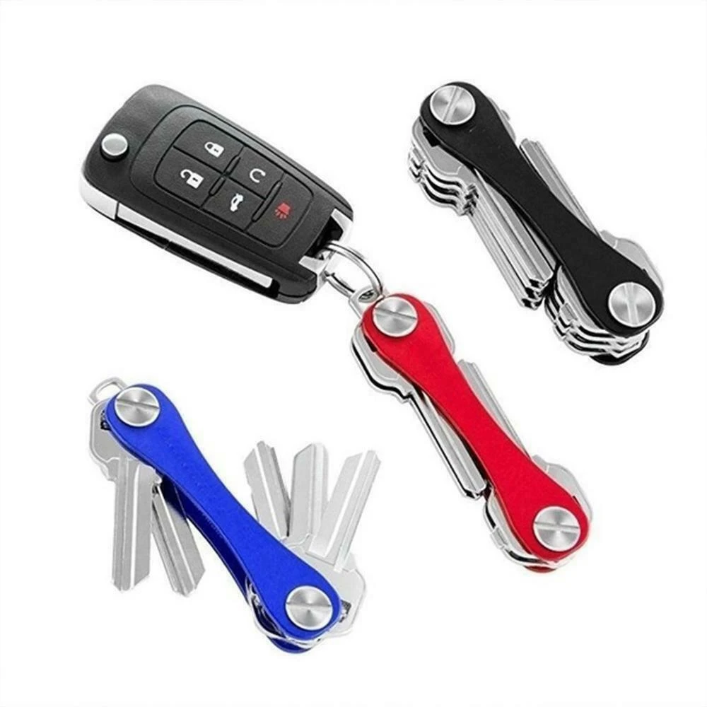 Smart Key Chain Mini Sleutelhanger Compact Sleutel Decoratieve Houder Clip Home Opslag Metalen Sleutelhanger Aluminium Organizer Sleutelhanger Outdoor