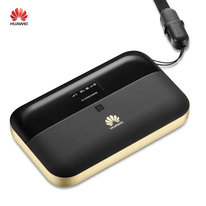 Мобильный Wi-Fi PRO2 HUAWEI E5885Ls-93a cat6 с аккумулятором 6400 мАч и одним портом RJ45 LAN Ethernet E5885 - Цвет: Черный