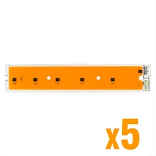 5 шт./лот светодиодный 50 Вт COB шарик AC 220 В полный спектр холодный белый чипы растений для фойе Сад Квадратный прожектор DIY освещение