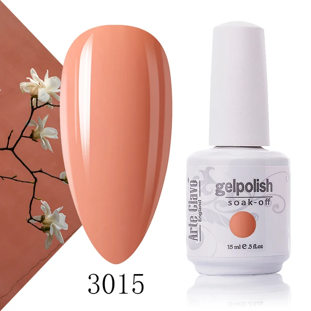 Arte Clavo 131 Colors Gel Polish Nail Gel Varnish Paint Semi Permanent Nails Art Gel Nail Polish For Manicure Top Coat Base Coat 3015