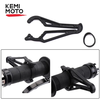 

KEMiMOTO Universal 7/8" roll bar Motorcycle Throttle Lock Cruise Control System Assist Handlebar Lock Black for BMN for YAMAHA