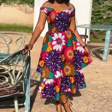 Best Price BOHISEN Dashiki African Women Clothing Skirt Sleeveless Deep V-Neck African Floral Print Maxi Dress For Women Formal Dress Best Price BOHISEN Dashiki African Women Clothing Skirt Sleeveless Deep V-Neck African Floral Print Maxi Dress For Women Formal Dress