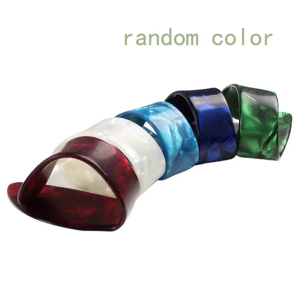 

Bass Guitar Thumb /Index Finger Picks Paddles Plastic Nail Plectrums Guitar Picks Plectrum Set For Guitar