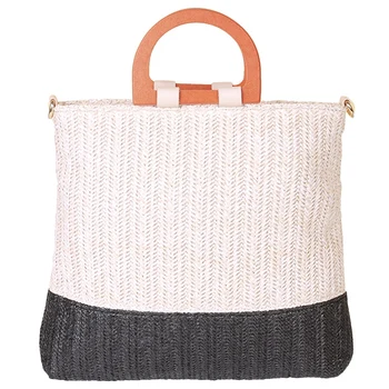 

Bohemian Straw Bags for Women Large Capacity Beach Handbags Summer Vintage Bag Handmade Travel Bags