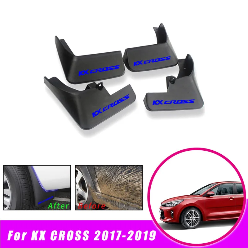4 шт. расширитель крыла автомобиля для Kia KX Cross Брызговики передние задние брызговики автоматические Брызговики аксессуары для брызговиков