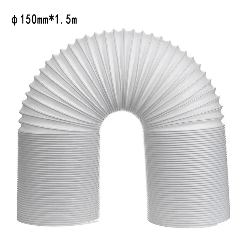 13/15cm Diameter Flexible Portable Air Conditioner Exhaust Pipe Vent Hose Tube Duct Outlet Free Extension - Цвет: C