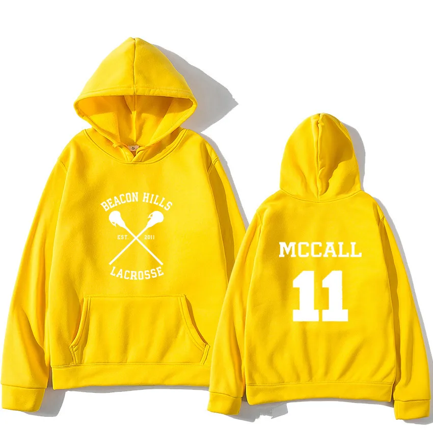 Mens Hoodies Teen Wolf Hoodie Men Stilinski 24 Lahey McCall Pullover Sweatshirt Male Print Hooded Hip Hop Hoodies Streetwear print hoodies