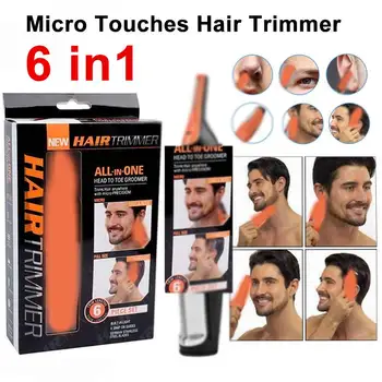 

2 in 1 Electric Nose Ear Trimmer,Men's Hair Remover Switchblade Hair Trimmer for Hair Removal Eyebrow Shaping,Orange