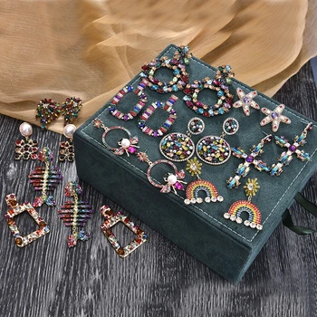 

Ztech ins Za Bohemian Birds Crystal Tassel Big Drop Earrings Women Wedding Girls Party Gift Statement Earring Jewelry