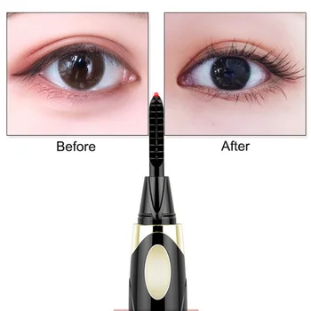 

Heated Eyelash Curler Electric Eye Lashes Curling Tool For Makeup 5V Portable