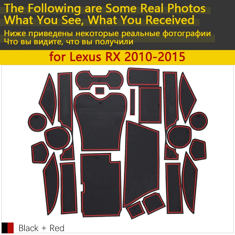 Противоскользящие резиновые чашки подушки Салонные подложки для Lexus RX RX270 RX350 RX450h 270 350 450h 2010~ Аксессуары, телефоны, и так далее