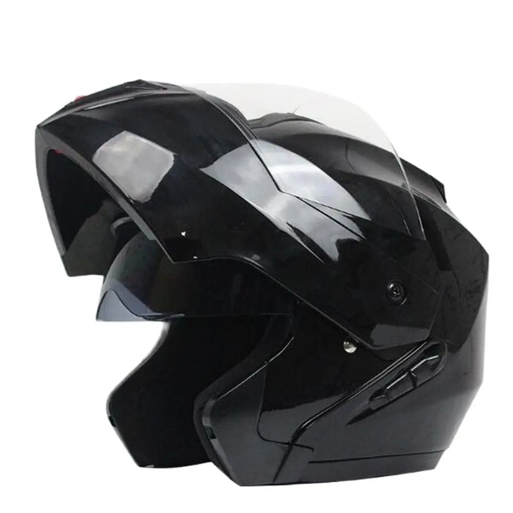 

New Flip Up Motorcycle Helmet Motorbike Modular Dual Lens Motocross Moto Helmet Crash Full Face Helmets Casco Moto Casque#DOT