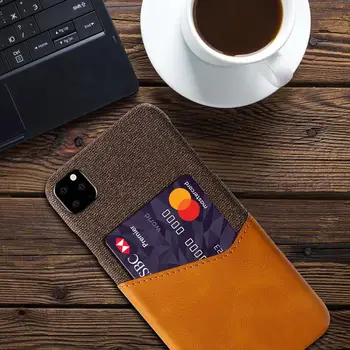 Shockproof Leather Card Holder Case for iPhone 11/11 Pro/11 Pro Max