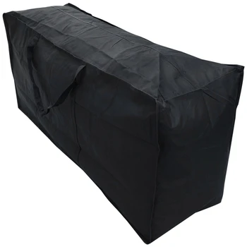 

Garden Furniture Cushion Storage Bag Heavy Duty Waterproof Rectangle Furniture Seat Protector Cushion Cover with Zipper Christma