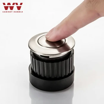 

WV Hidden Embedded Furniture Handles Adjustable Spring Shake Knobs Invisible Handles Pulls and Knobs Cabinet Door Handles 128