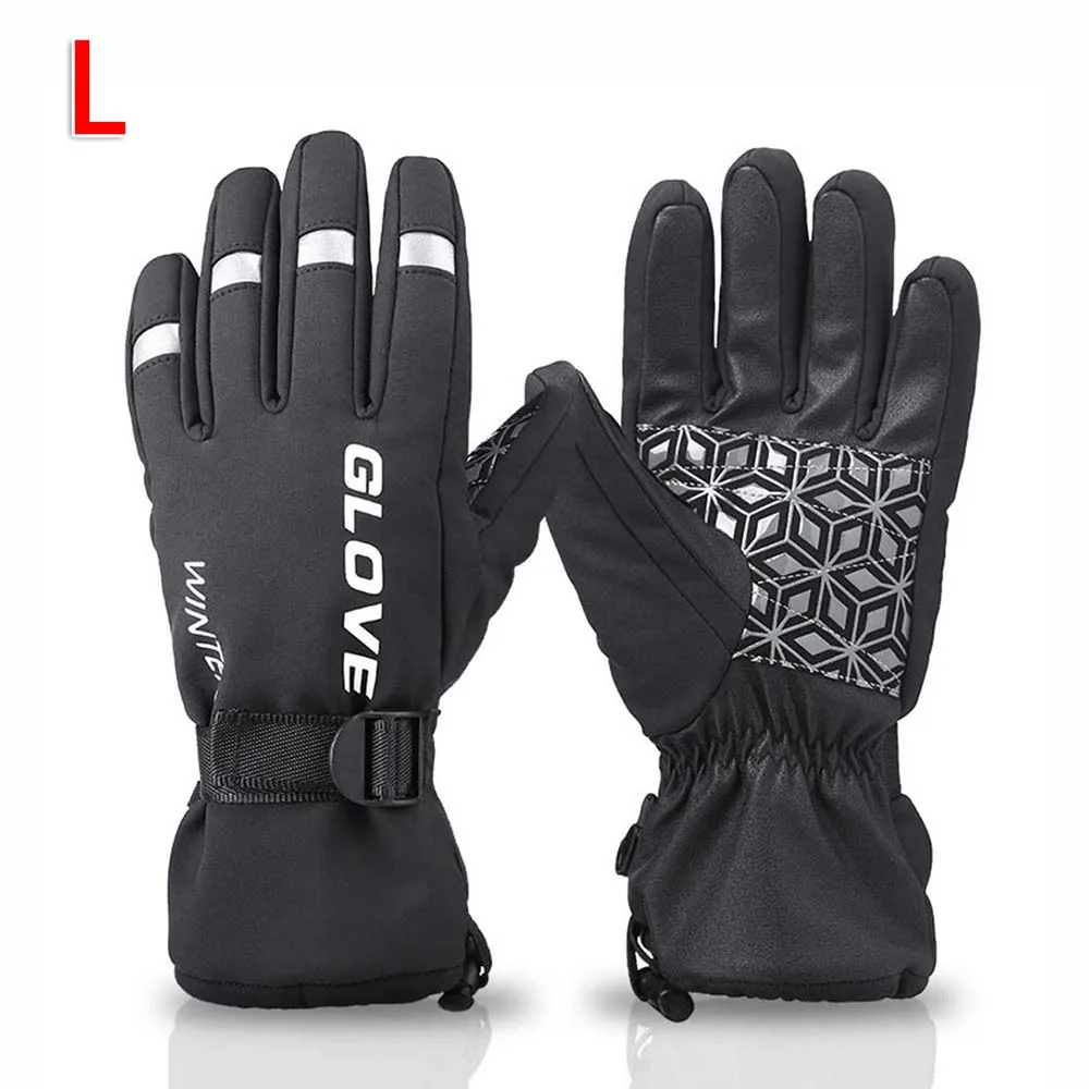 

Unisex Winter Cycling Full Finger Gloves Windproof Thermal Sports Touch Screen Anti-slip Gloves For Running Cycling