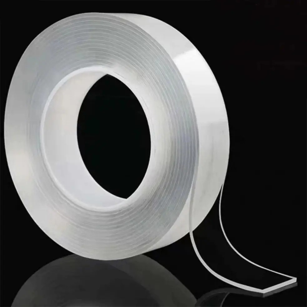 Nano Transparent Double-sided Tape Is Firmly Pasted, Waterproof, High Temperature Resistant Reusable.It Is A Good Helper In Life
