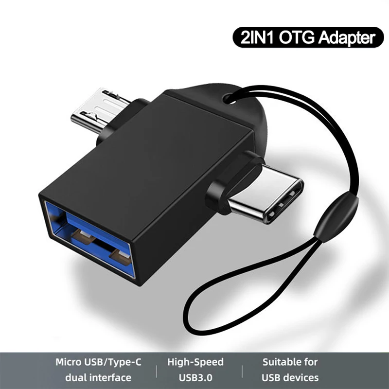 Tanio 2 w 1 Adapter OTG USB 3.0 typu C