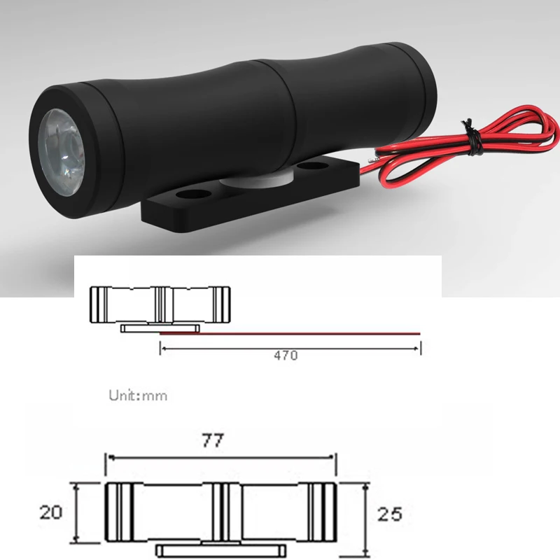 3W IP65 CREE светодиодное освещение стены 12V 24V наружный мини наружный Точечный светильник CE