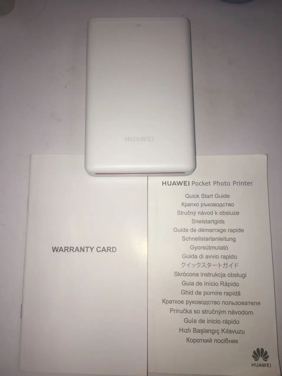 HUAWEI фотопринтер AR Карманный принтер безчернильный Мини Bluetooth беспроводной 300 точек/дюйм принтер ручной аккаунт DIY альбом дневник