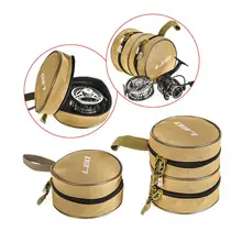 Холщовая круглая Рыболовная катушка, сумка, аксессуары для рыбалки, однослойная двухслойная кобура, пакет, приманка, катушки, сумки