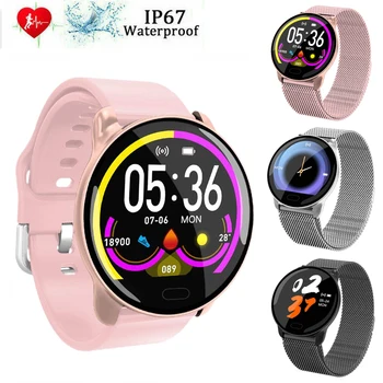 

Hot Luxury Color K9 Smart Watch Sleep Pedometer Waterproof Blood Pressure Heart Rate Monitoring Message Reminder Smart Wristband