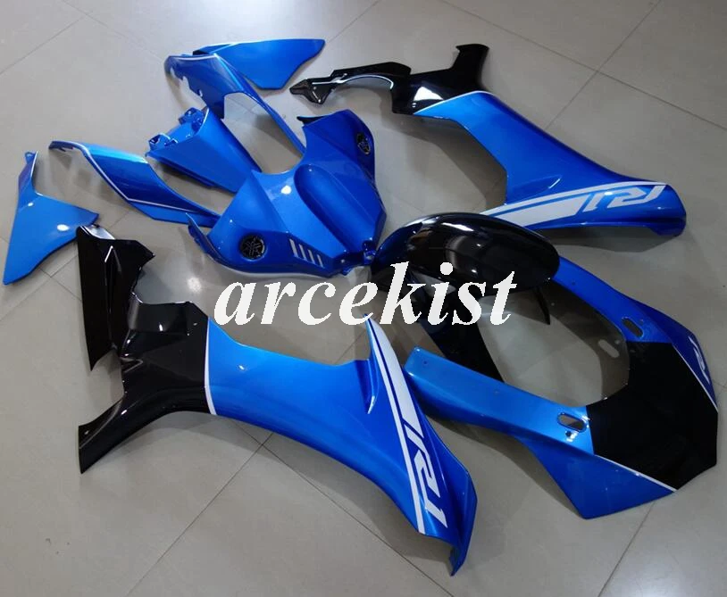 Литья под давлением ABS обтекатели комплект подходит для YAMAHA YZF-R1 YZF R1 15 16 YZF1000 Пользовательские черный синий яркий