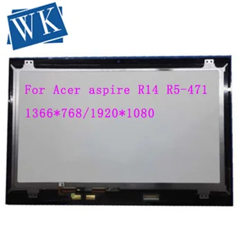 

14.0" LCD Touch Digitizer+ LCD LED Display Assembly For Acer aspire R14 R5-471 R5-471T Replacement