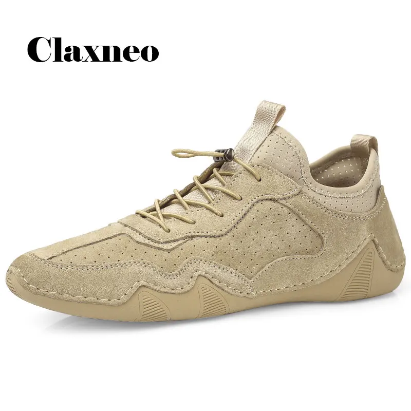 

Man Shoes Suede Leather Sneakers 2020 Summer Men Casual Shoe Fashion Breathable Leisure Footwear Soft