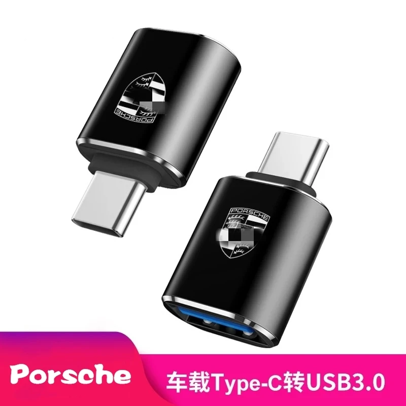 

Car USB 3.0 Converter Dedicated USB U Disk Data Line Type-C Charging Adaptor For Porsche Cayenne 911 996 Cayman Panamera Macan