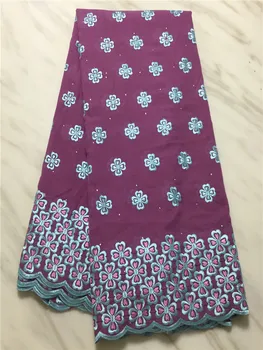 

pink New Coming African Swiss Voile Lace In Switzerland Stoned Nigerian Tulle Lace Fabric For Dress Swiss Cotton Lace Fabrics